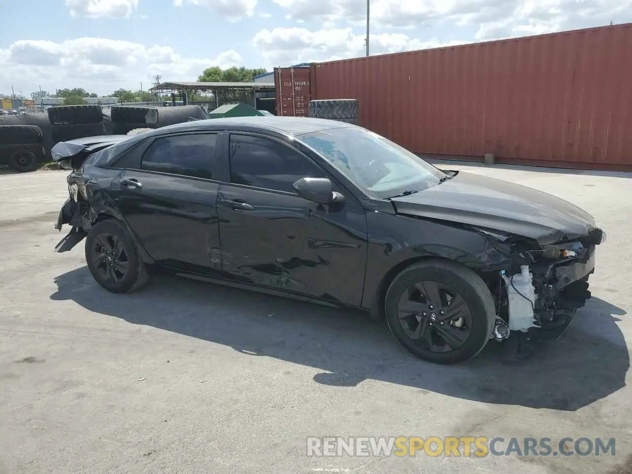 4 Photograph of a damaged car KMHLM4AG6PU531030 HYUNDAI ELANTRA 2023