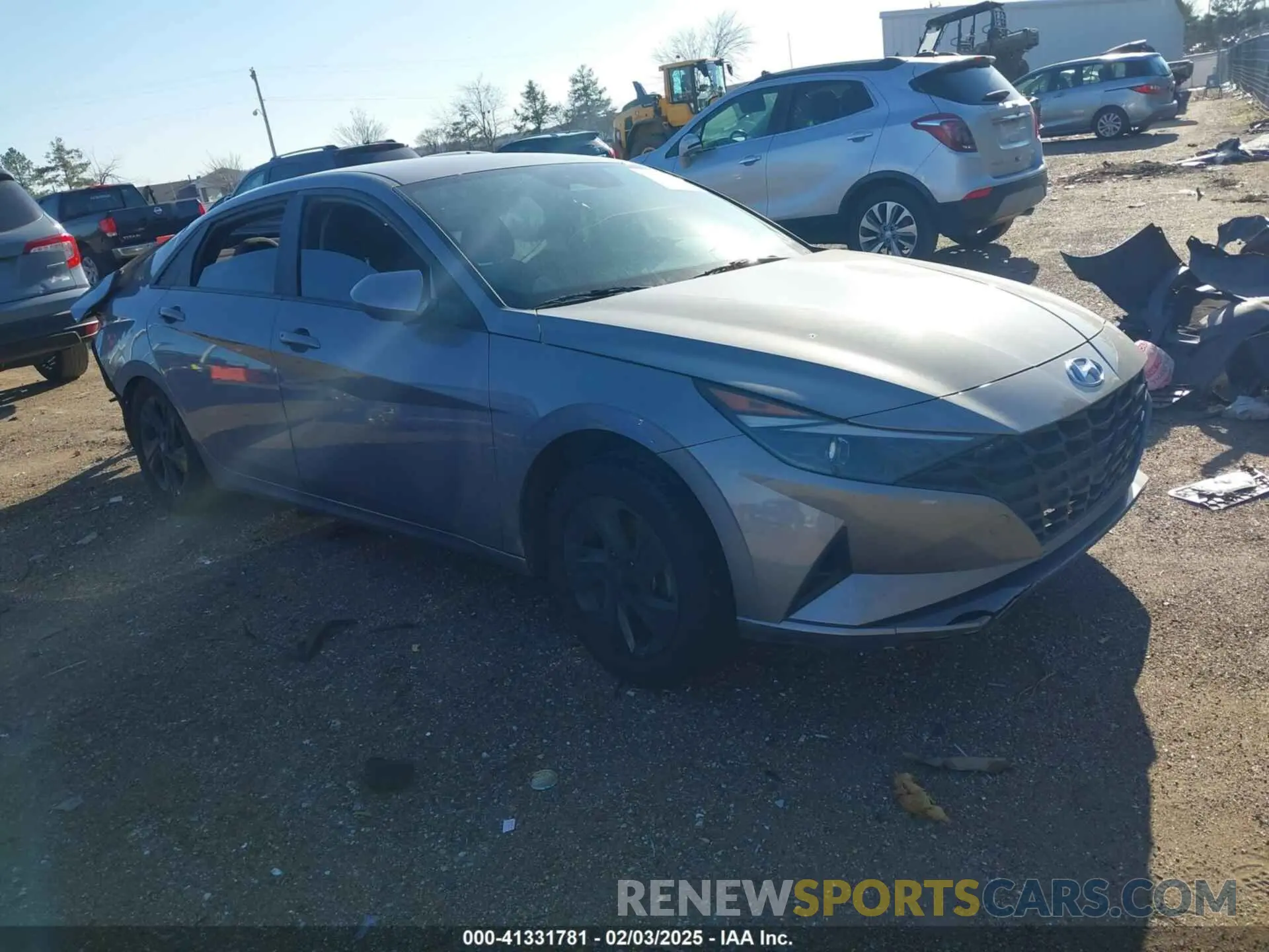 1 Photograph of a damaged car KMHLM4AG6PU545185 HYUNDAI ELANTRA 2023