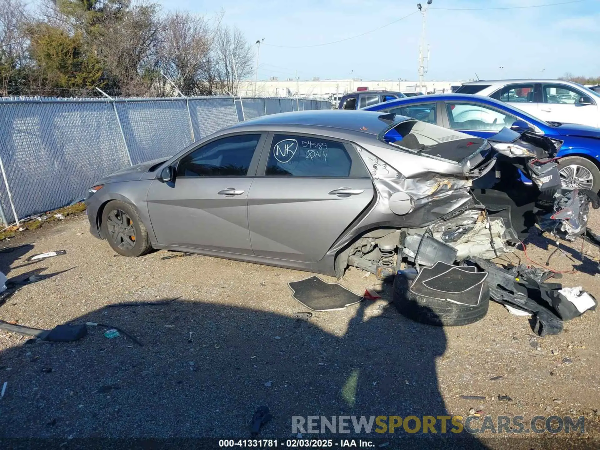 13 Photograph of a damaged car KMHLM4AG6PU545185 HYUNDAI ELANTRA 2023