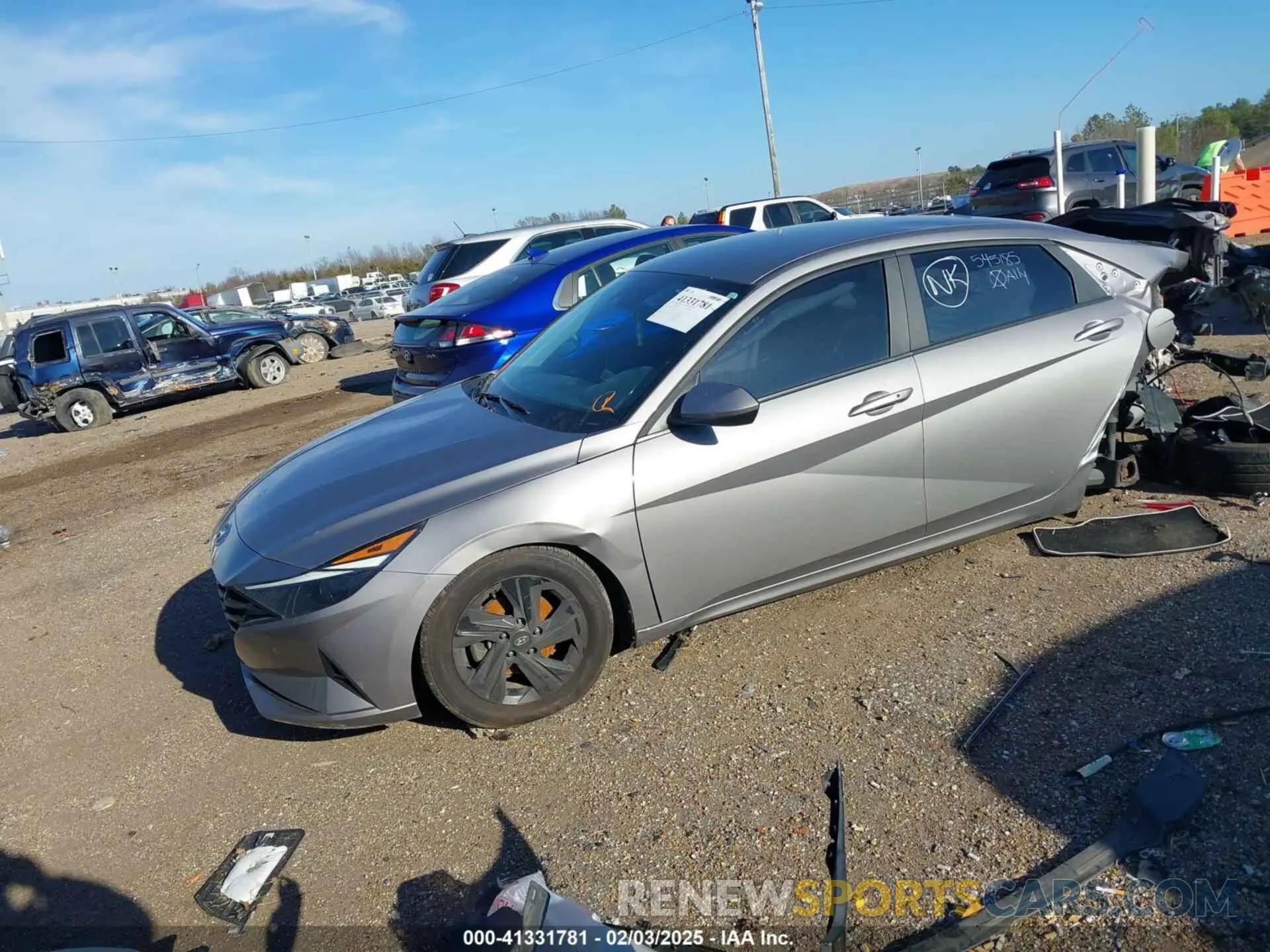 2 Photograph of a damaged car KMHLM4AG6PU545185 HYUNDAI ELANTRA 2023