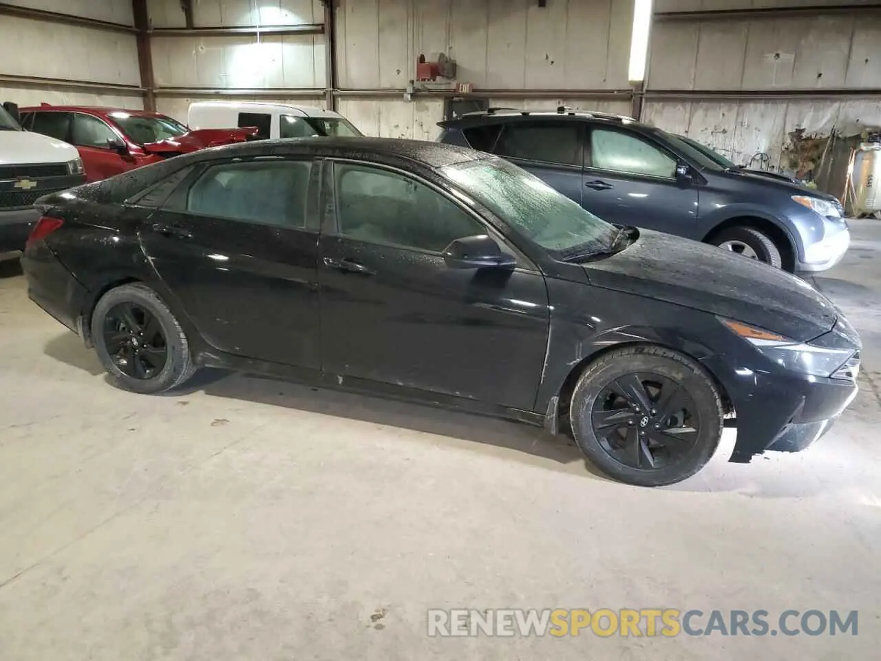 4 Photograph of a damaged car KMHLM4AG6PU549981 HYUNDAI ELANTRA 2023