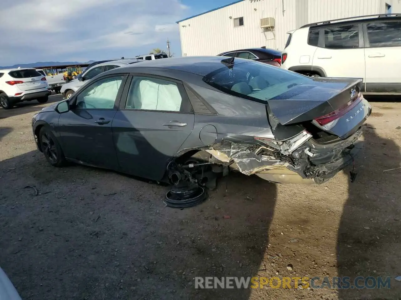 2 Photograph of a damaged car KMHLM4AG6PU600573 HYUNDAI ELANTRA 2023