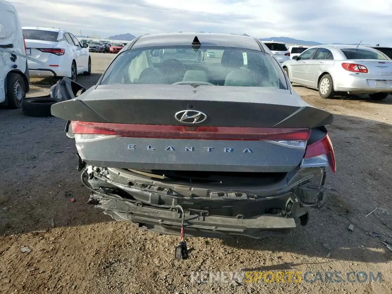 6 Photograph of a damaged car KMHLM4AG6PU600573 HYUNDAI ELANTRA 2023