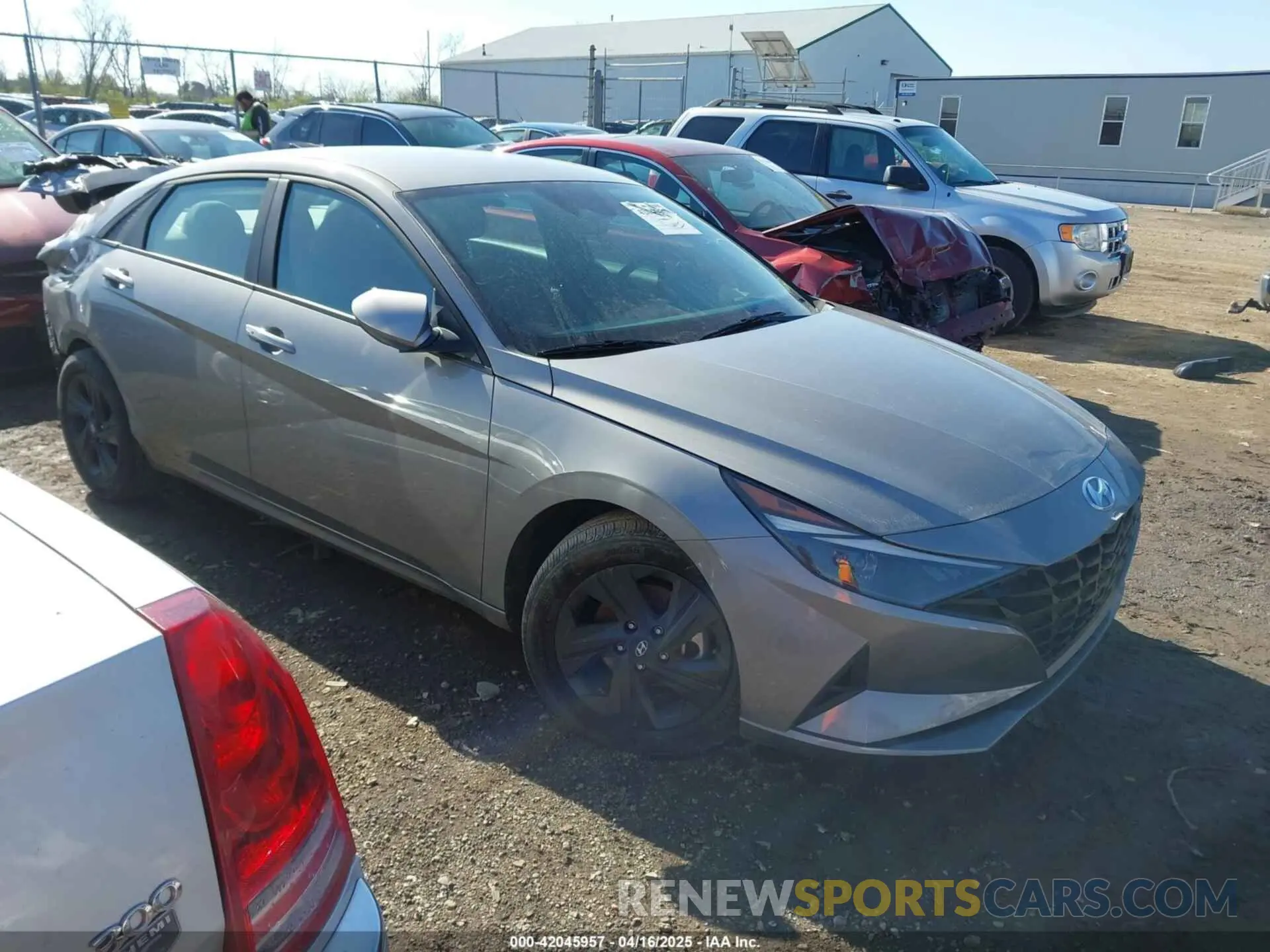 1 Photograph of a damaged car KMHLM4AG6PU604588 HYUNDAI ELANTRA 2023