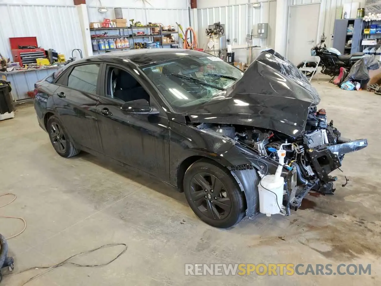 4 Photograph of a damaged car KMHLM4AG6PU621987 HYUNDAI ELANTRA 2023