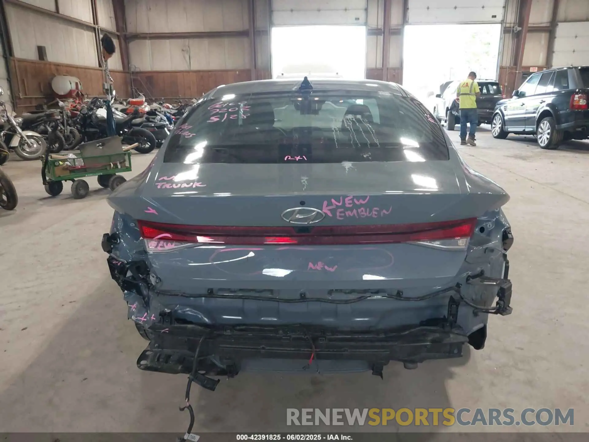 17 Photograph of a damaged car KMHLM4AG7PU371899 HYUNDAI ELANTRA 2023