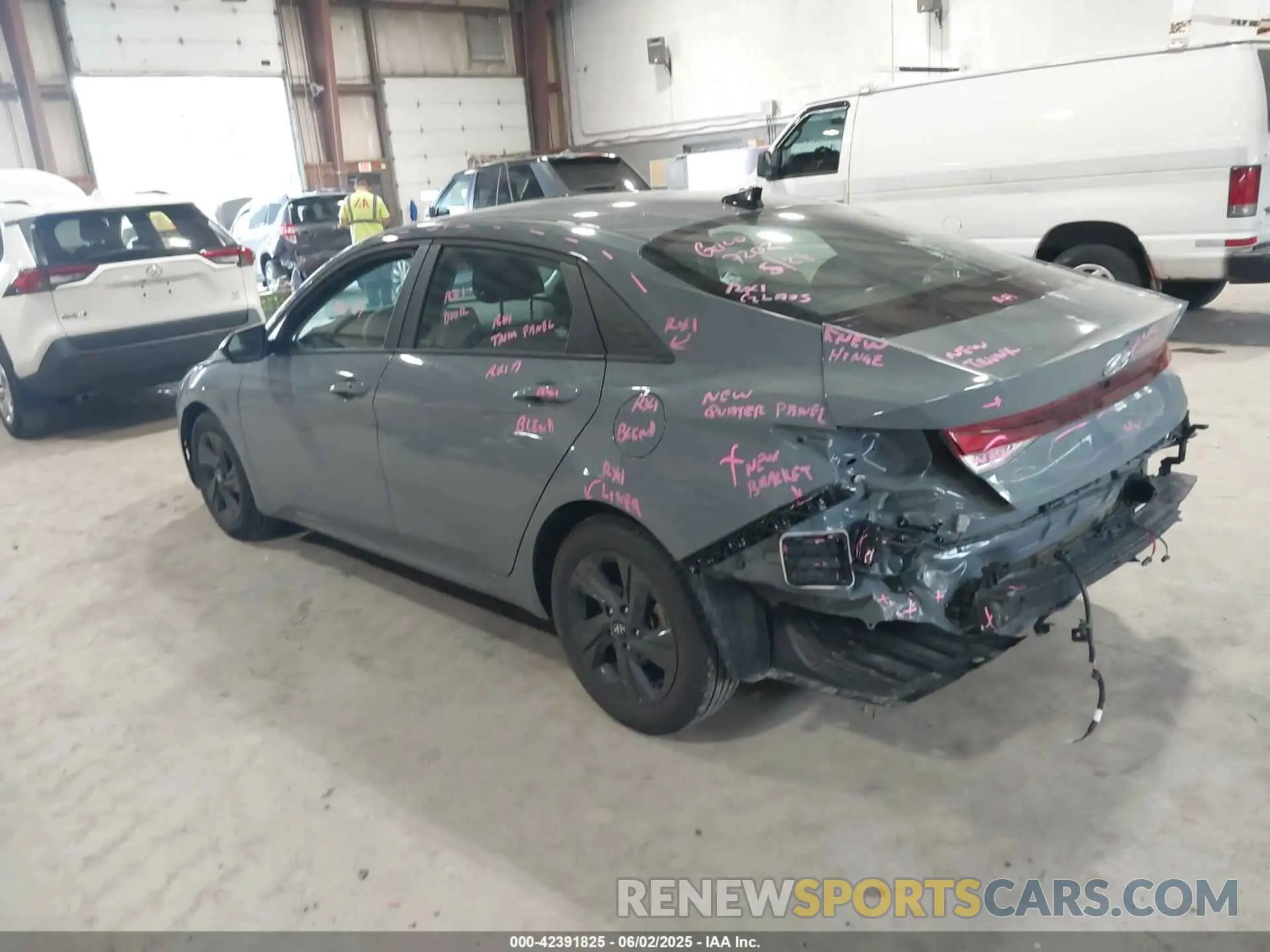 3 Photograph of a damaged car KMHLM4AG7PU371899 HYUNDAI ELANTRA 2023
