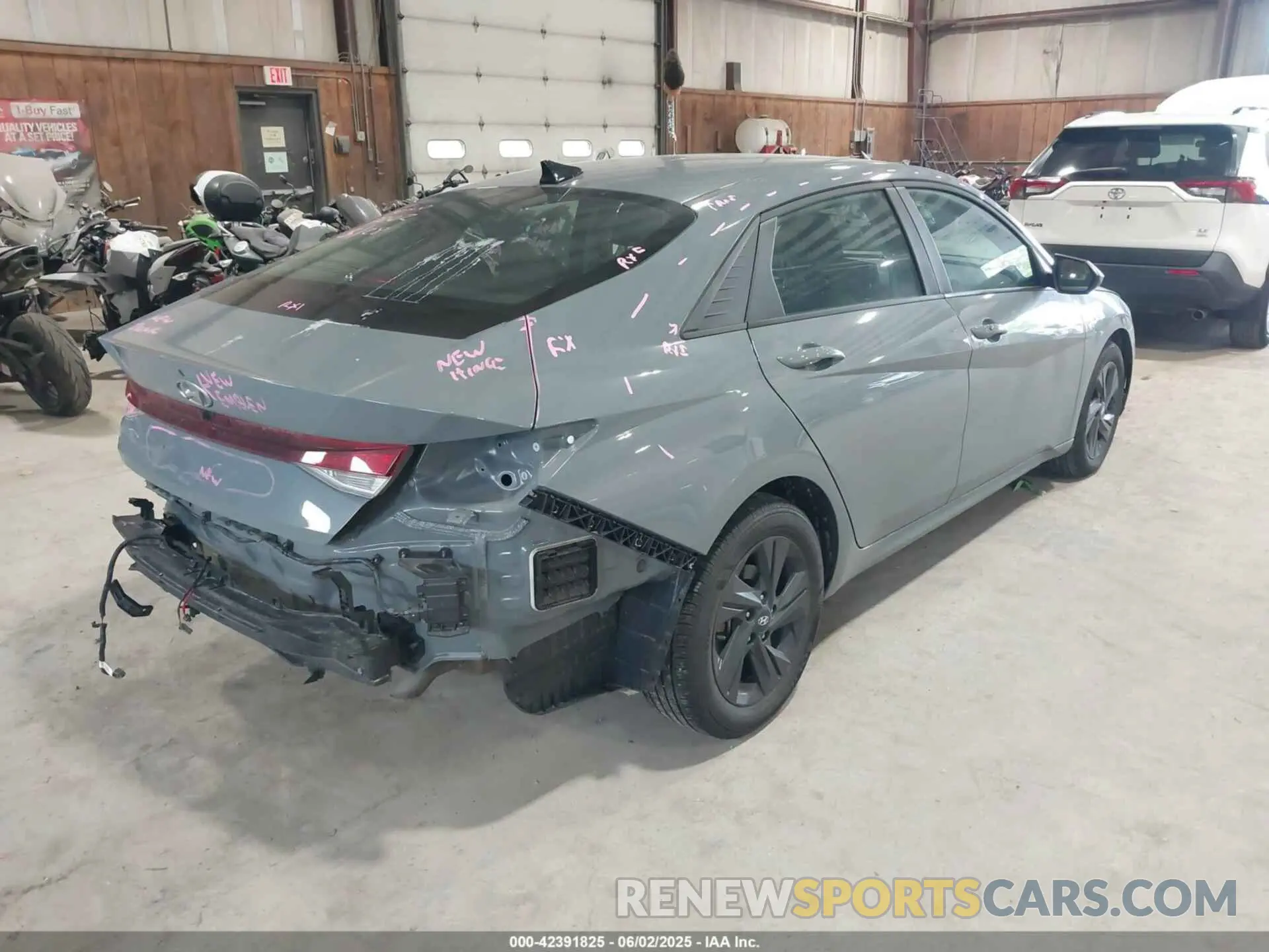 4 Photograph of a damaged car KMHLM4AG7PU371899 HYUNDAI ELANTRA 2023