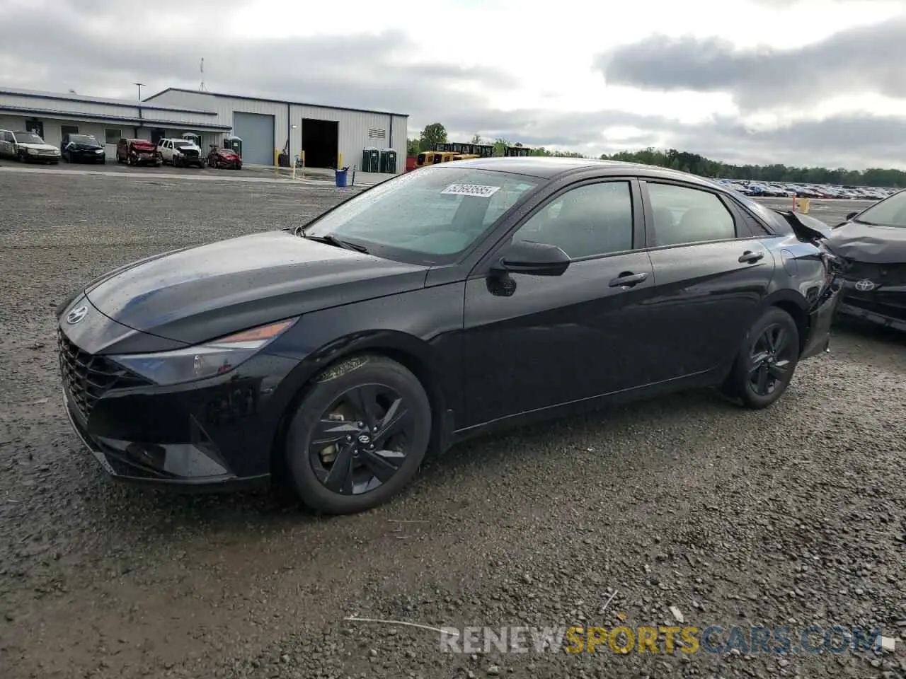 1 Photograph of a damaged car KMHLM4AG7PU371949 HYUNDAI ELANTRA 2023
