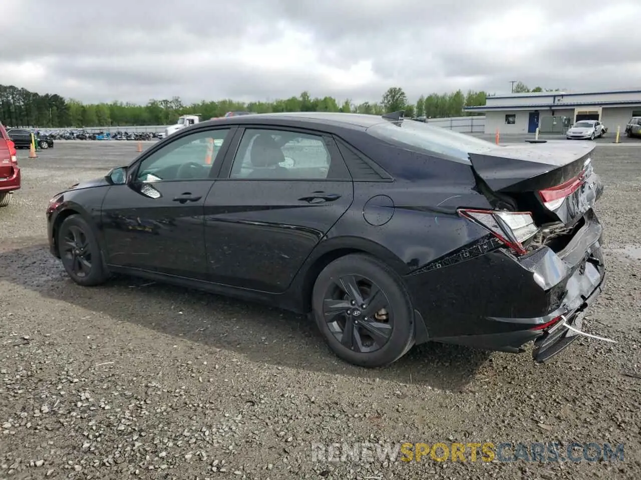 2 Photograph of a damaged car KMHLM4AG7PU371949 HYUNDAI ELANTRA 2023