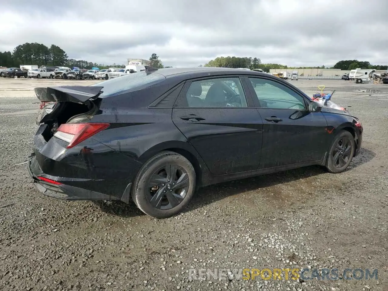3 Photograph of a damaged car KMHLM4AG7PU371949 HYUNDAI ELANTRA 2023