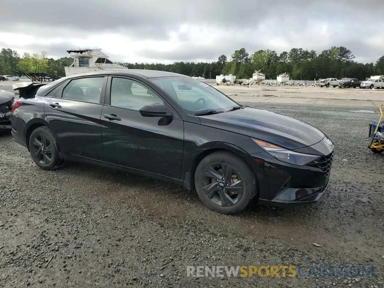 4 Photograph of a damaged car KMHLM4AG7PU371949 HYUNDAI ELANTRA 2023