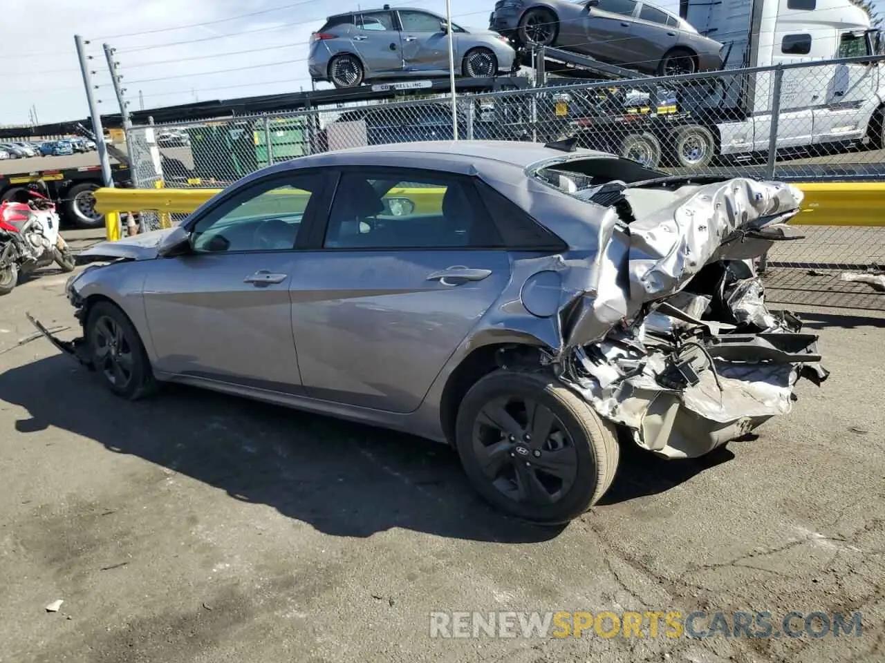2 Photograph of a damaged car KMHLM4AG7PU371997 HYUNDAI ELANTRA 2023