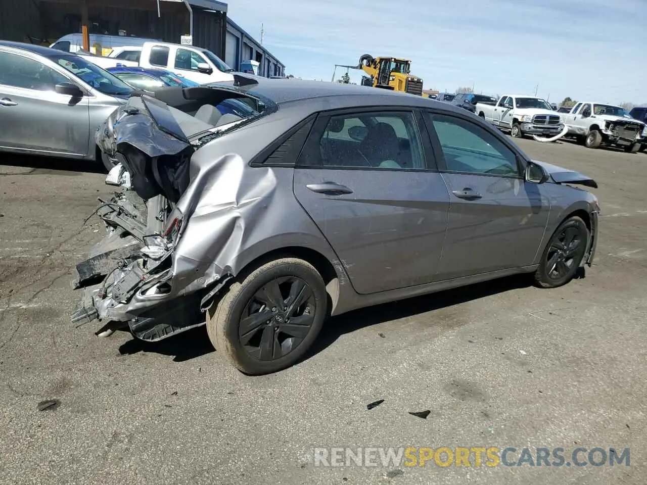 3 Photograph of a damaged car KMHLM4AG7PU371997 HYUNDAI ELANTRA 2023