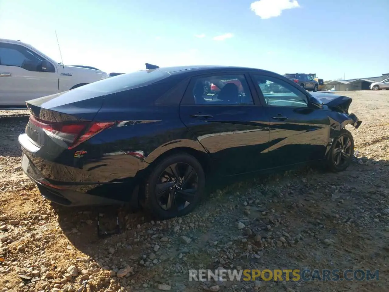 3 Photograph of a damaged car KMHLM4AG7PU373829 HYUNDAI ELANTRA 2023