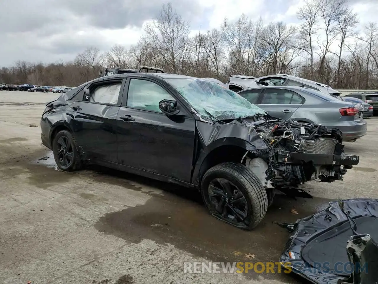 4 Photograph of a damaged car KMHLM4AG7PU375502 HYUNDAI ELANTRA 2023