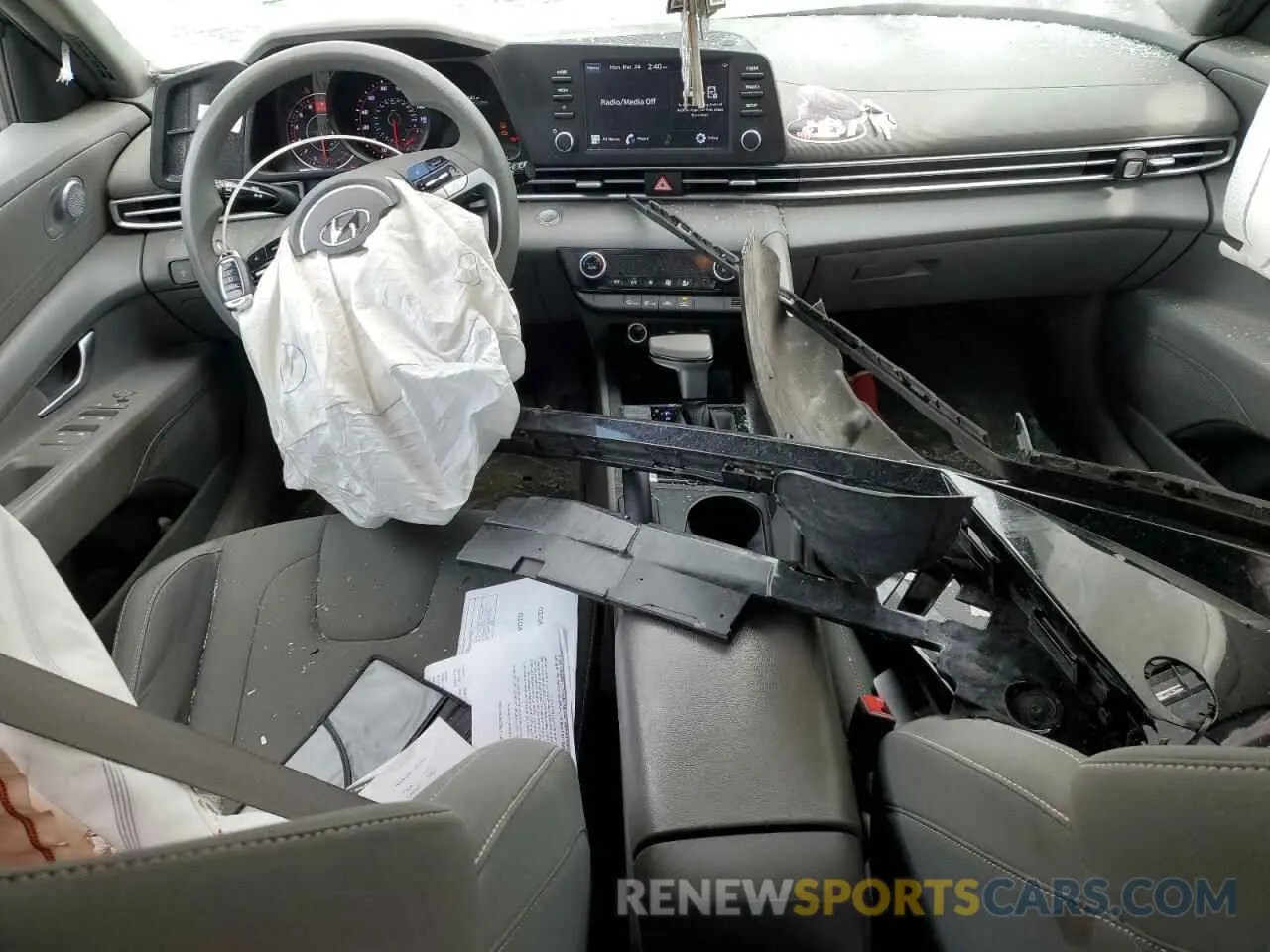 8 Photograph of a damaged car KMHLM4AG7PU375502 HYUNDAI ELANTRA 2023