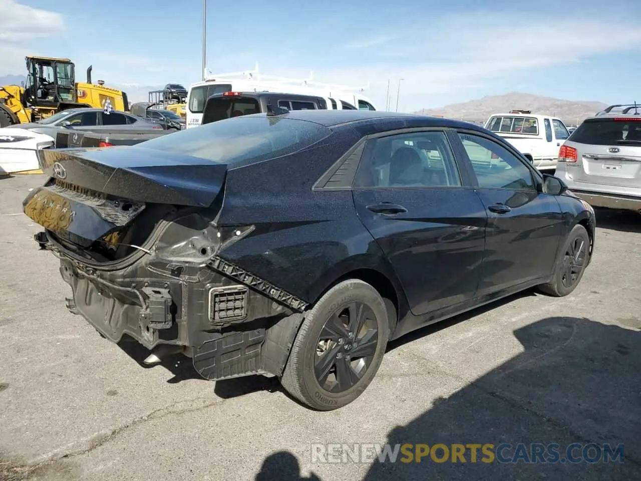 3 Photograph of a damaged car KMHLM4AG7PU378495 HYUNDAI ELANTRA 2023