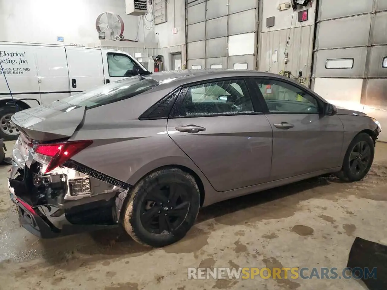 3 Photograph of a damaged car KMHLM4AG7PU433043 HYUNDAI ELANTRA 2023