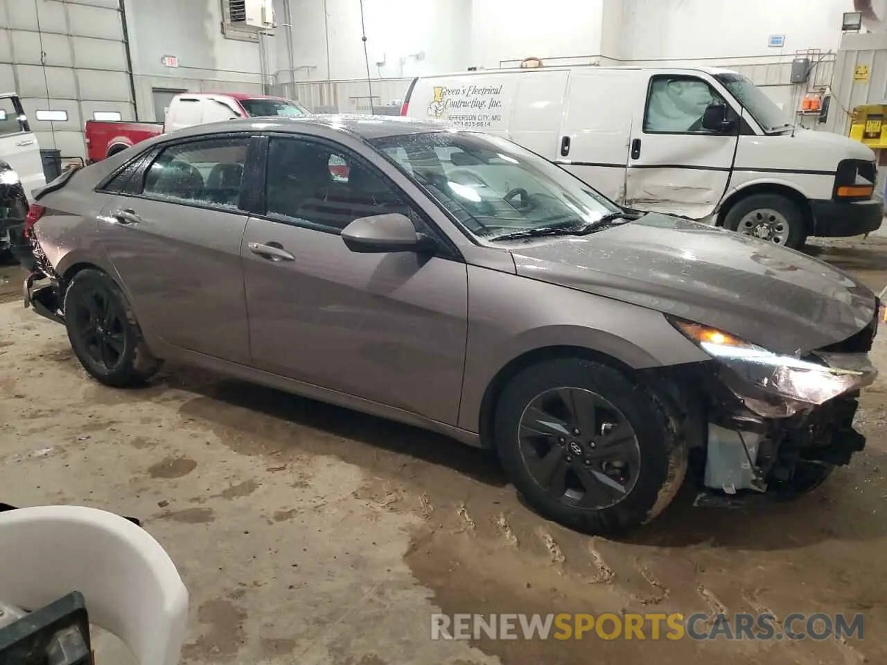4 Photograph of a damaged car KMHLM4AG7PU433043 HYUNDAI ELANTRA 2023