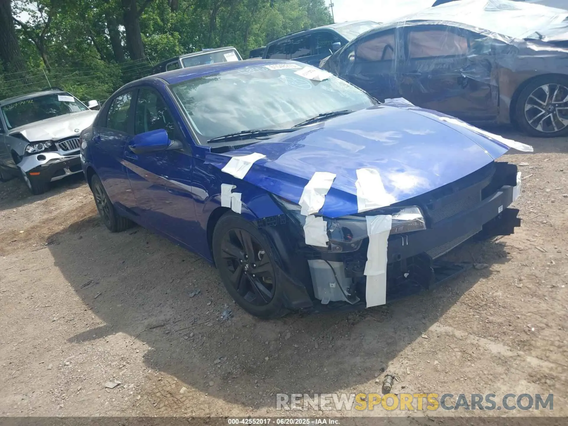 1 Photograph of a damaged car KMHLM4AG7PU440834 HYUNDAI ELANTRA 2023