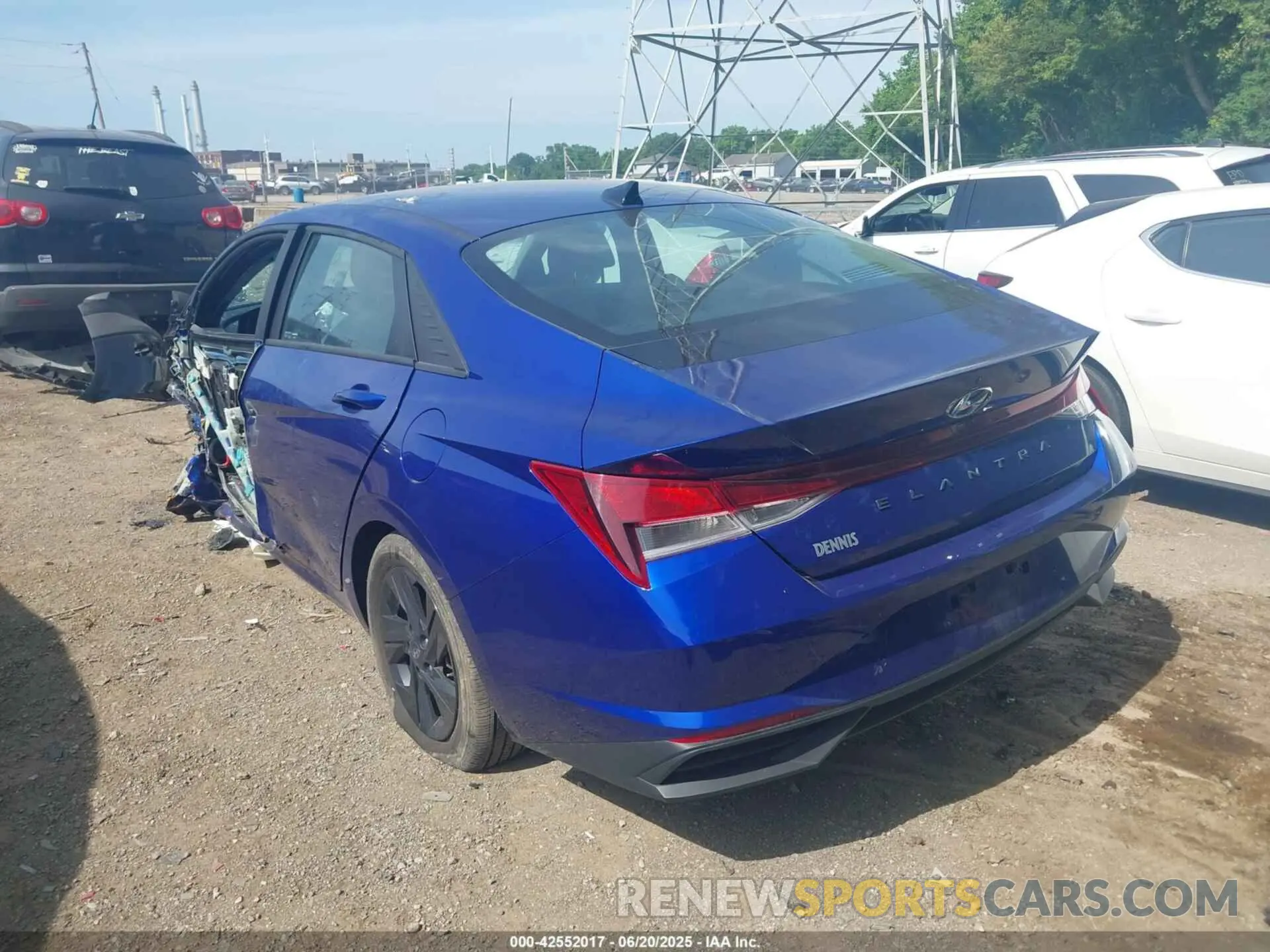 3 Photograph of a damaged car KMHLM4AG7PU440834 HYUNDAI ELANTRA 2023