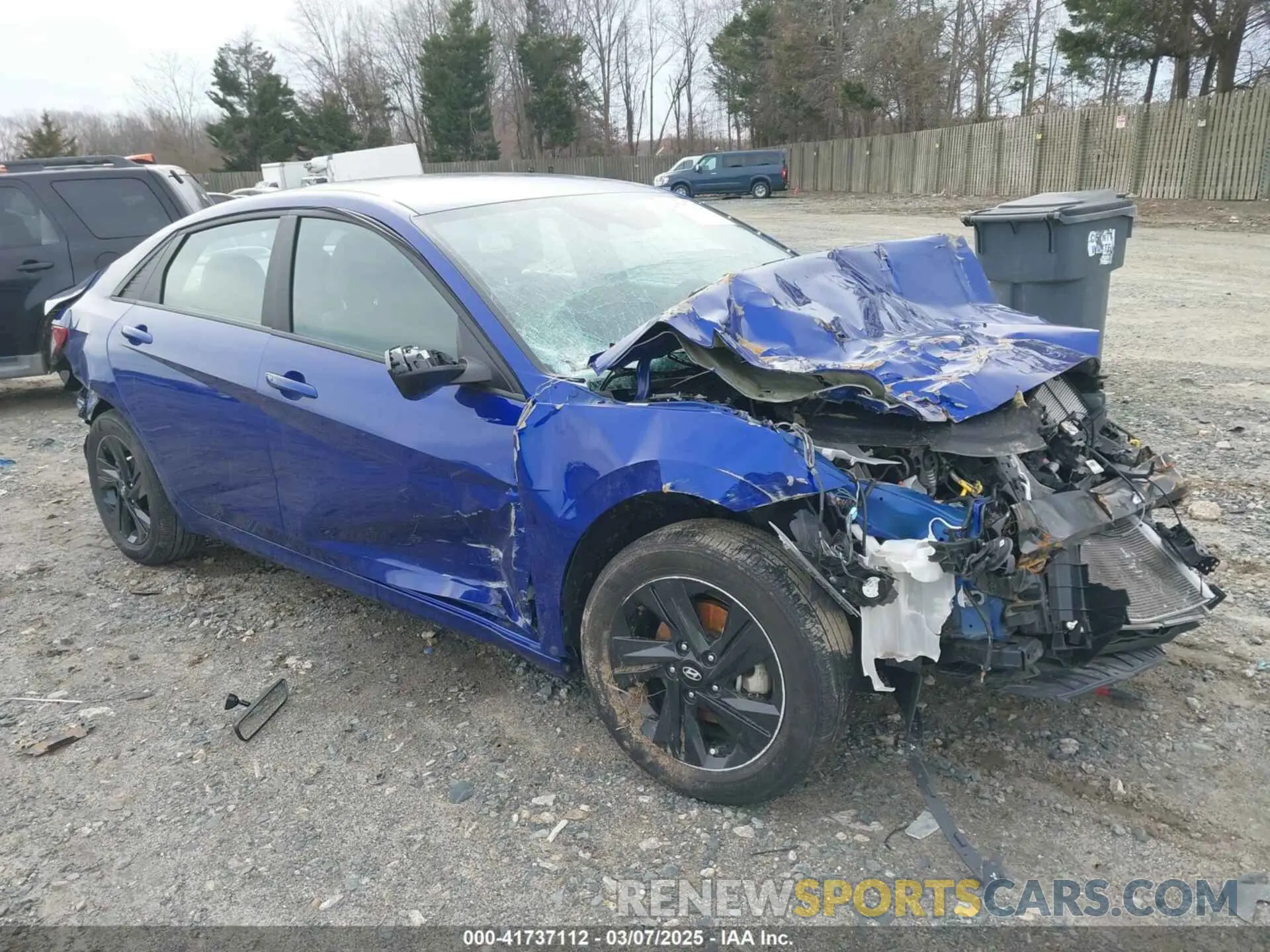 1 Photograph of a damaged car KMHLM4AG7PU478404 HYUNDAI ELANTRA 2023