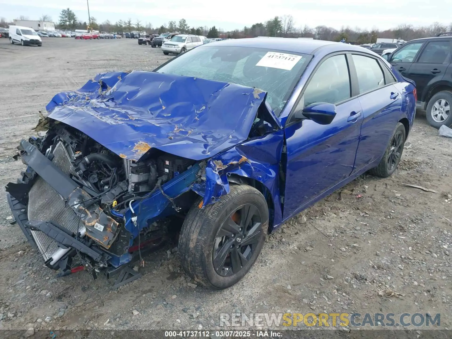 2 Photograph of a damaged car KMHLM4AG7PU478404 HYUNDAI ELANTRA 2023