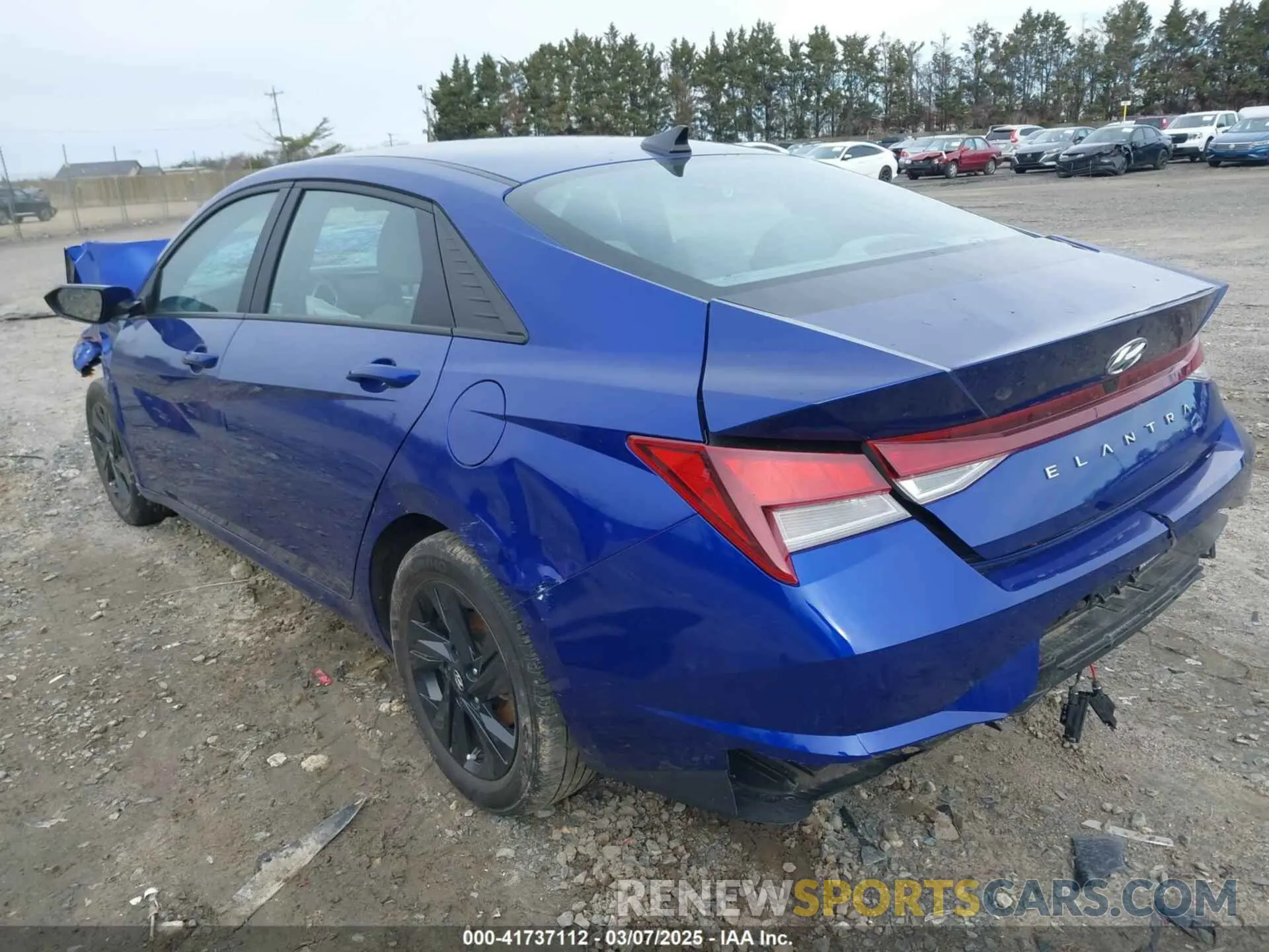 3 Photograph of a damaged car KMHLM4AG7PU478404 HYUNDAI ELANTRA 2023