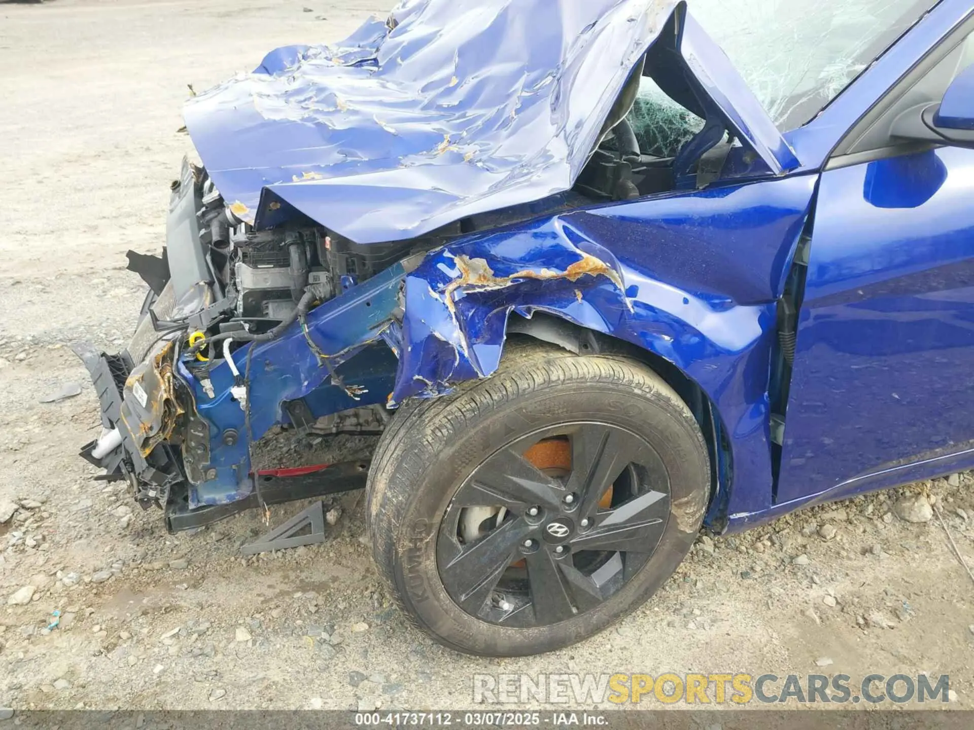 6 Photograph of a damaged car KMHLM4AG7PU478404 HYUNDAI ELANTRA 2023
