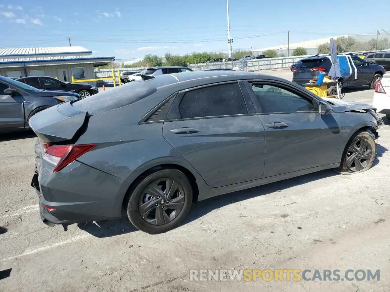 3 Photograph of a damaged car KMHLM4AG7PU595061 HYUNDAI ELANTRA 2023