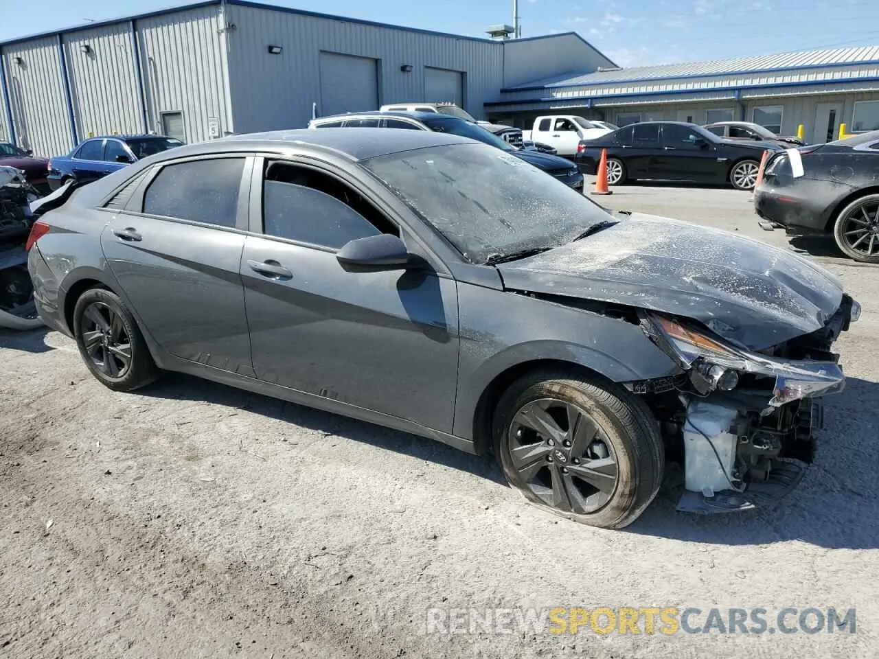 4 Photograph of a damaged car KMHLM4AG7PU595061 HYUNDAI ELANTRA 2023