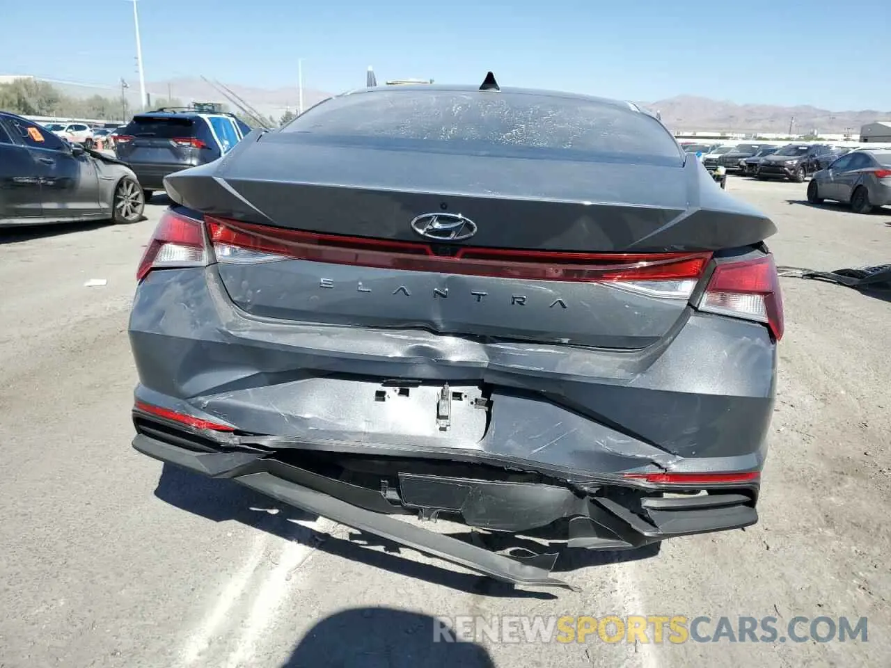 6 Photograph of a damaged car KMHLM4AG7PU595061 HYUNDAI ELANTRA 2023