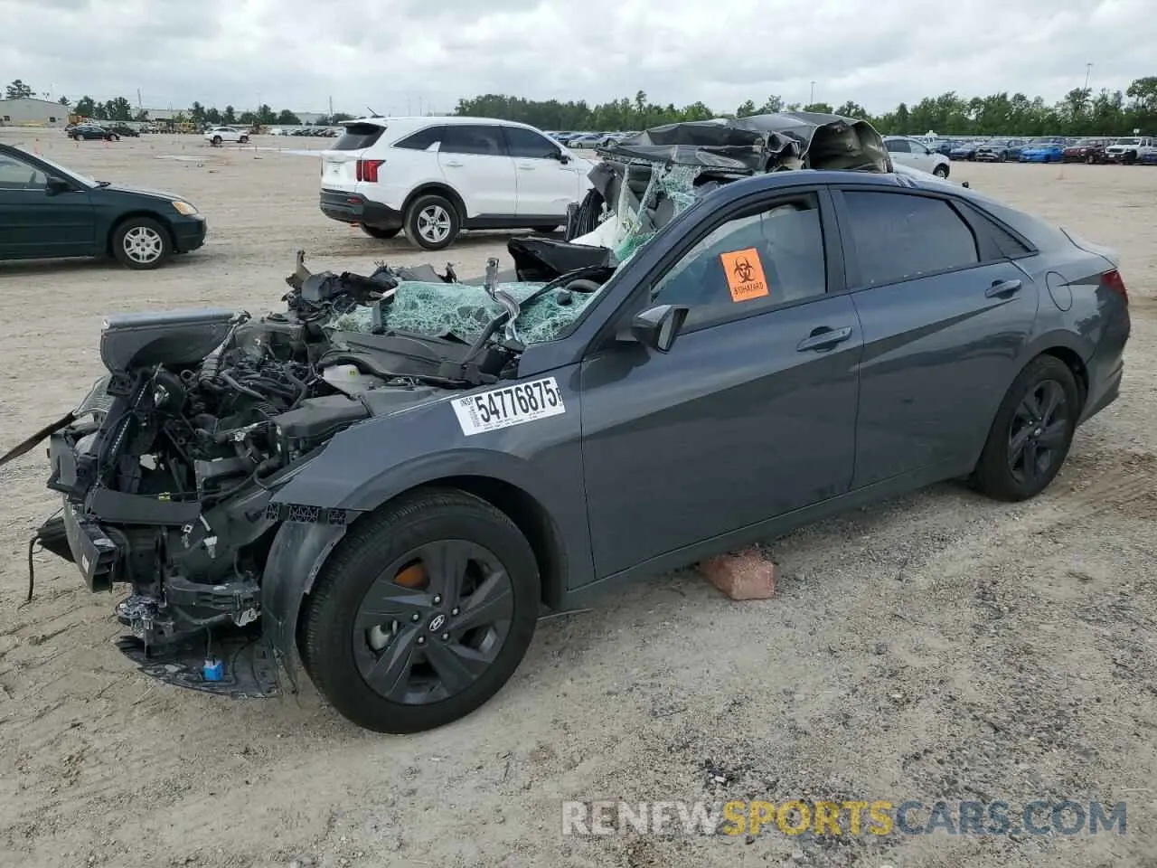 1 Photograph of a damaged car KMHLM4AG7PU596825 HYUNDAI ELANTRA 2023