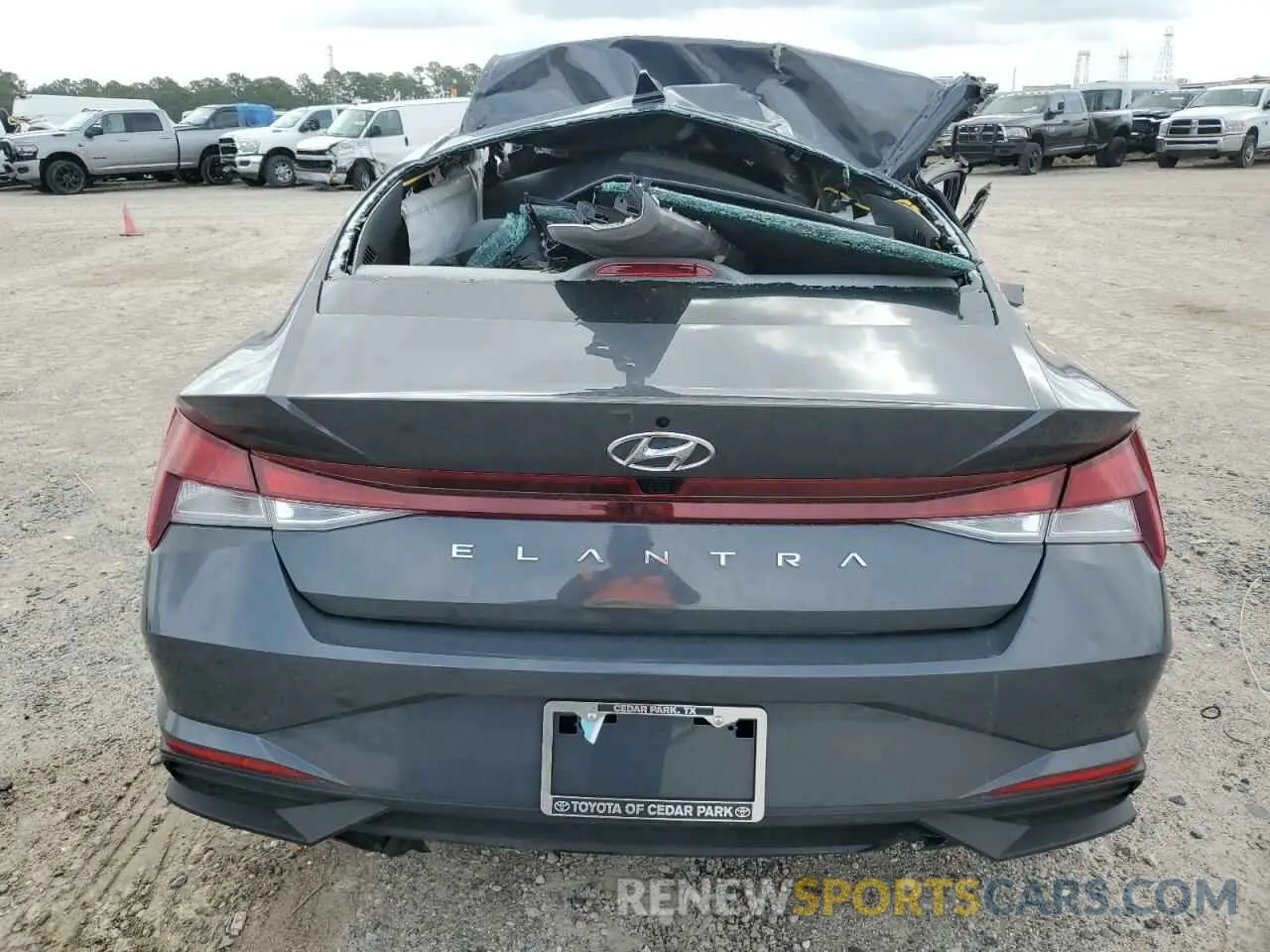 6 Photograph of a damaged car KMHLM4AG7PU596825 HYUNDAI ELANTRA 2023