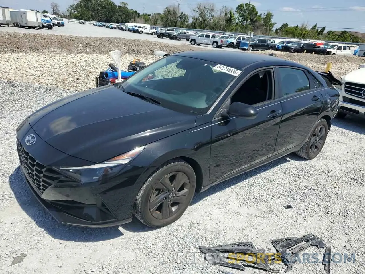 1 Photograph of a damaged car KMHLM4AG7PU602803 HYUNDAI ELANTRA 2023