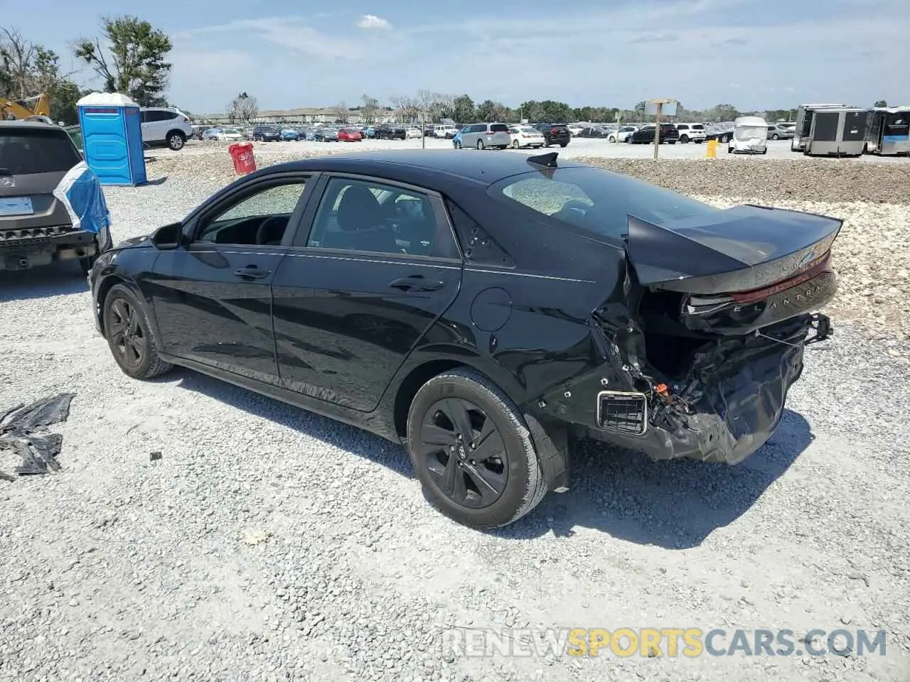 2 Photograph of a damaged car KMHLM4AG7PU602803 HYUNDAI ELANTRA 2023