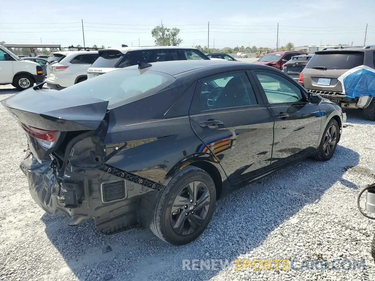3 Photograph of a damaged car KMHLM4AG7PU602803 HYUNDAI ELANTRA 2023