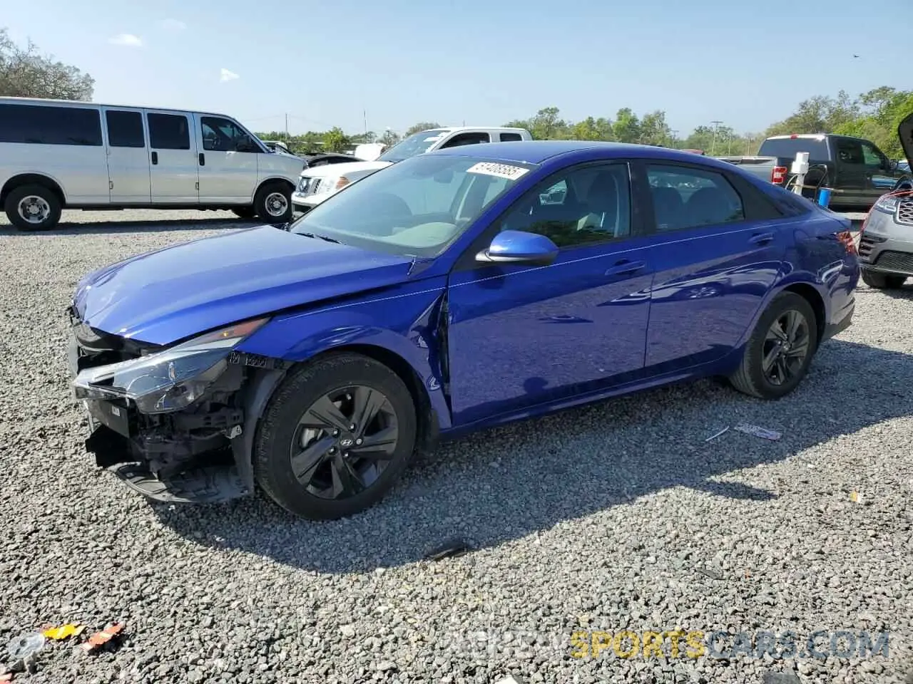1 Photograph of a damaged car KMHLM4AG7PU609279 HYUNDAI ELANTRA 2023