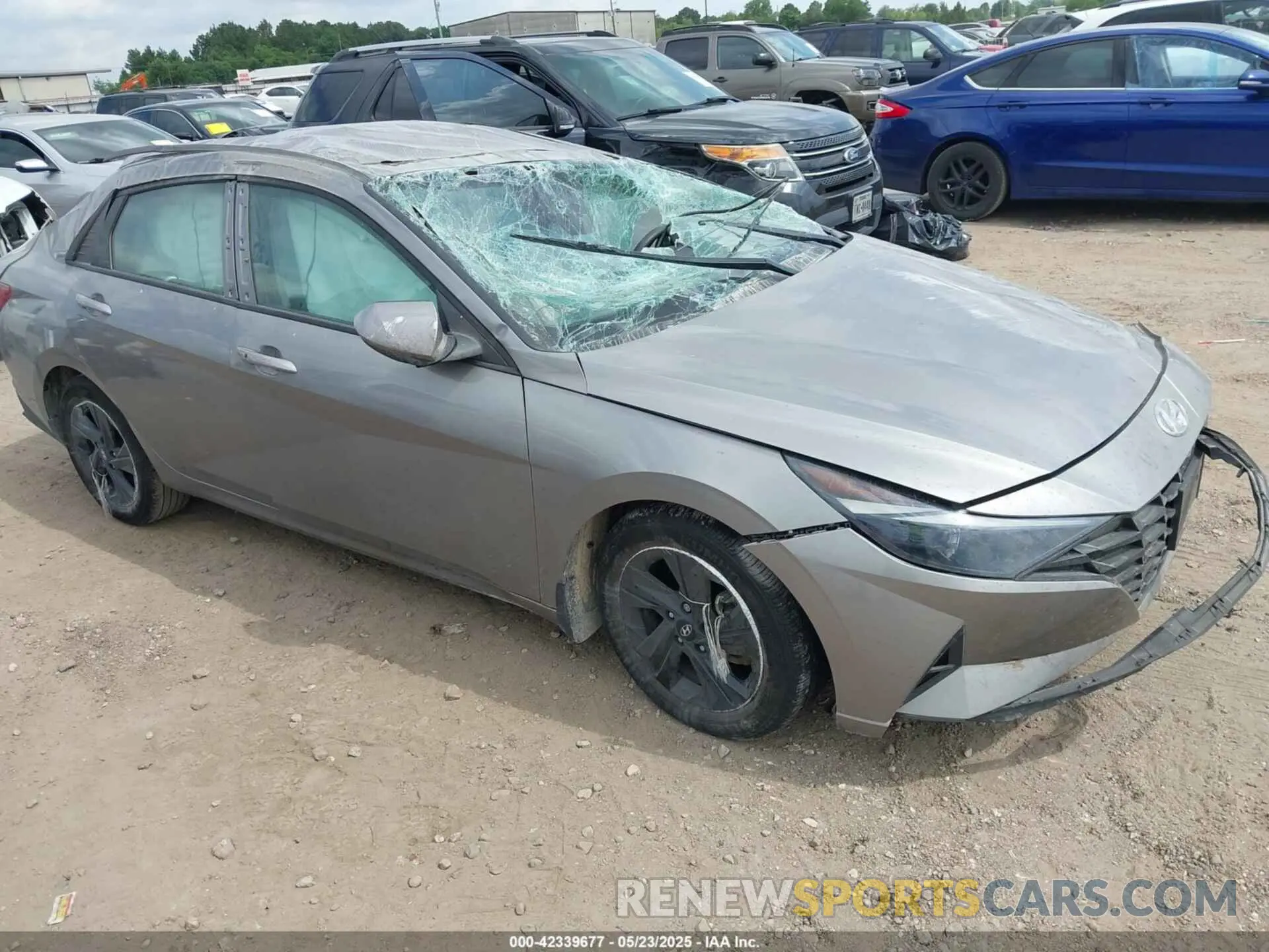 1 Photograph of a damaged car KMHLM4AG7PU623330 HYUNDAI ELANTRA 2023