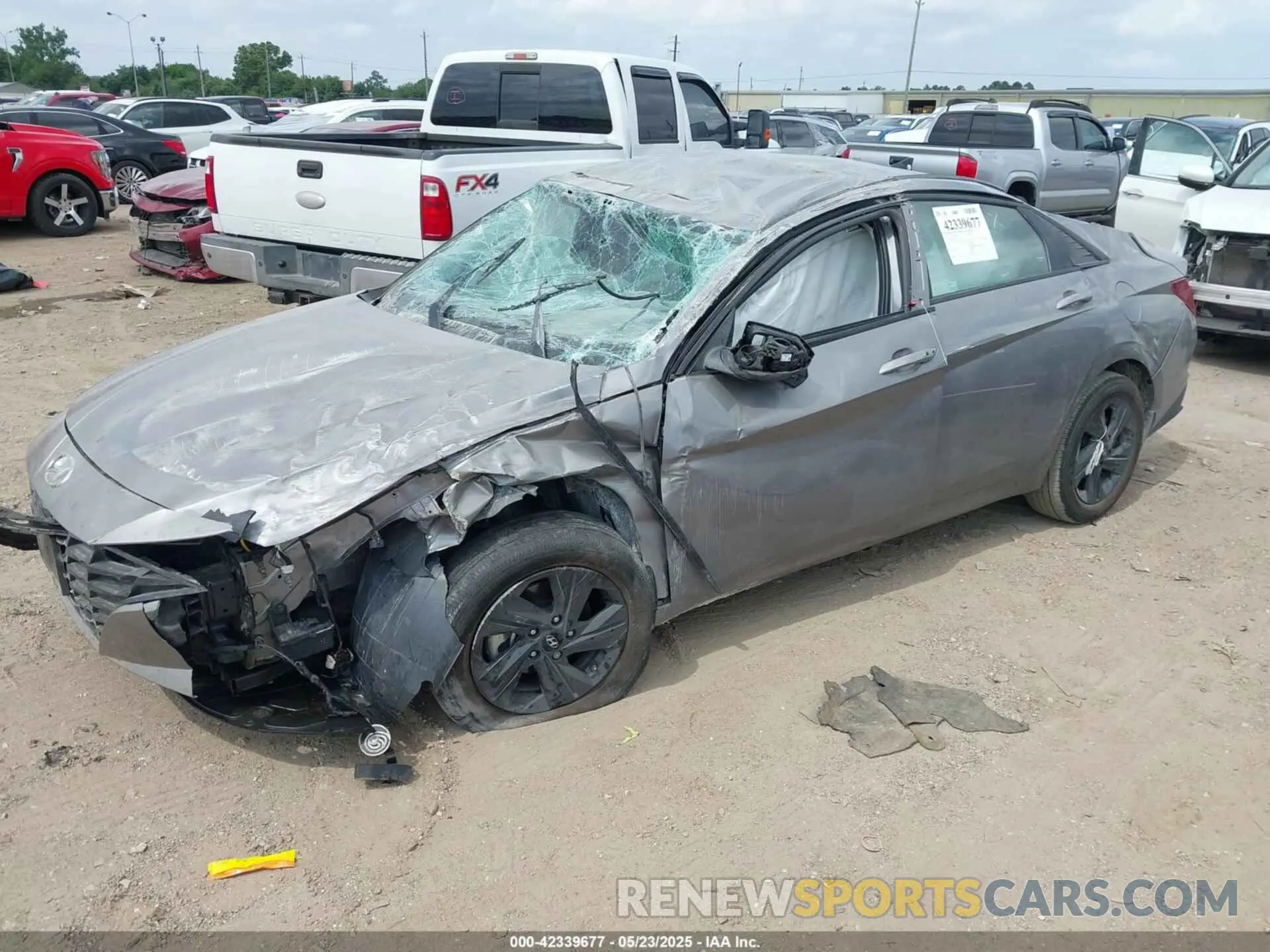 2 Photograph of a damaged car KMHLM4AG7PU623330 HYUNDAI ELANTRA 2023