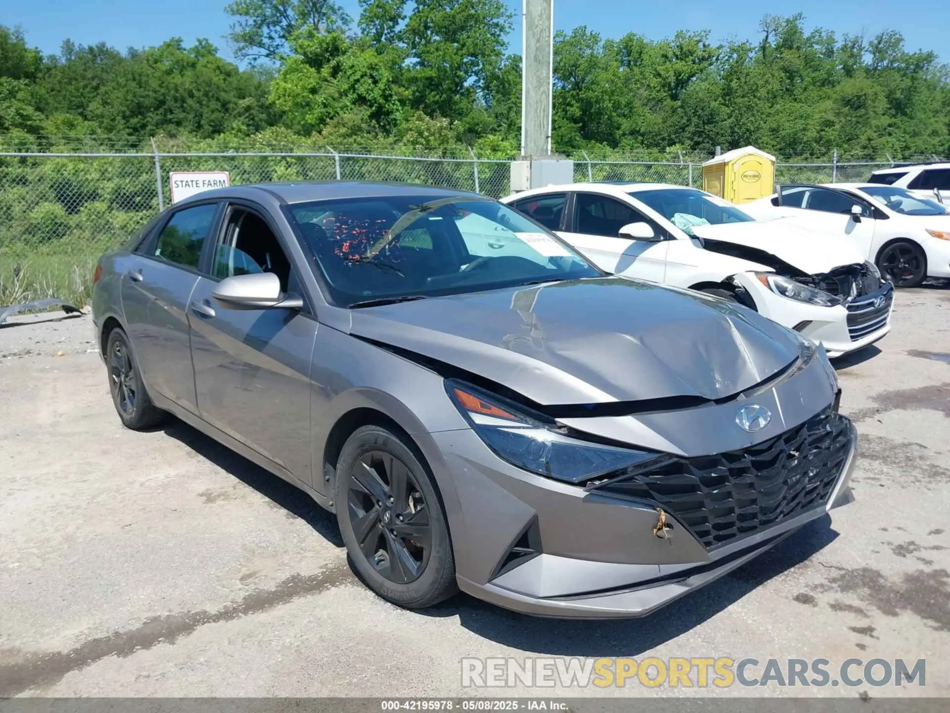 1 Photograph of a damaged car KMHLM4AG8PU381969 HYUNDAI ELANTRA 2023