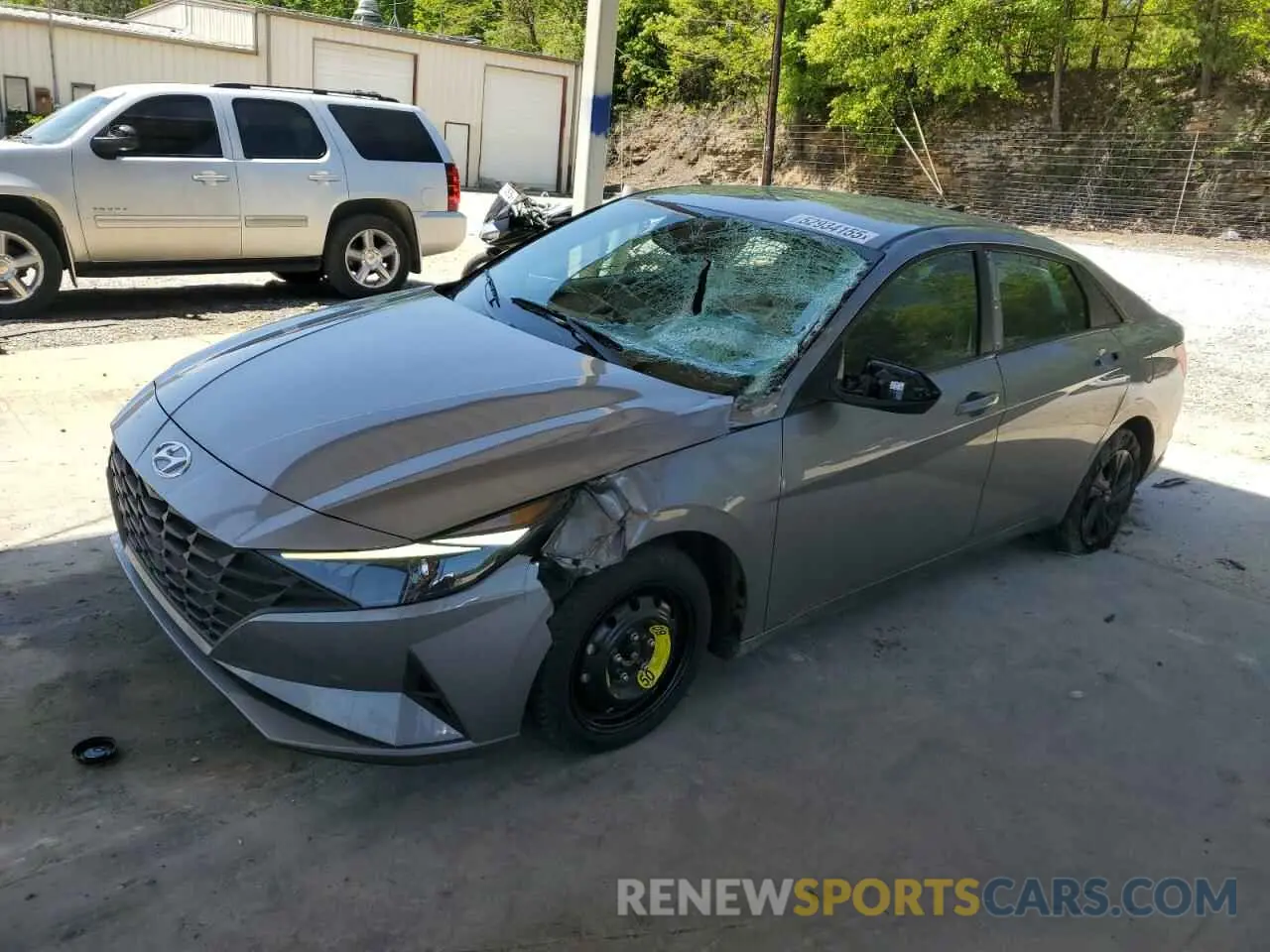 1 Photograph of a damaged car KMHLM4AG8PU446965 HYUNDAI ELANTRA 2023