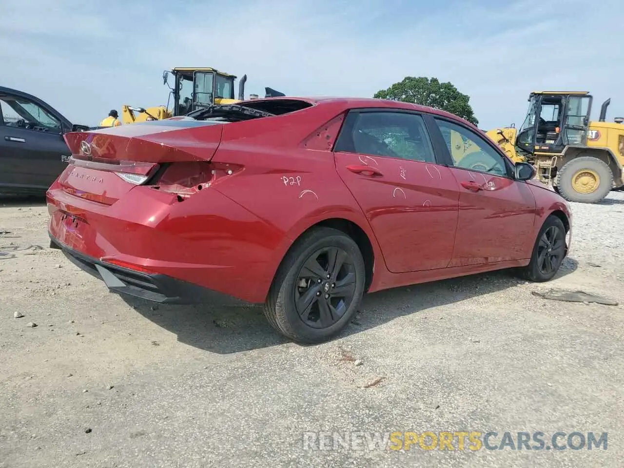 3 Photograph of a damaged car KMHLM4AG8PU464284 HYUNDAI ELANTRA 2023