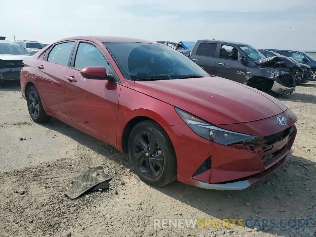 4 Photograph of a damaged car KMHLM4AG8PU464284 HYUNDAI ELANTRA 2023