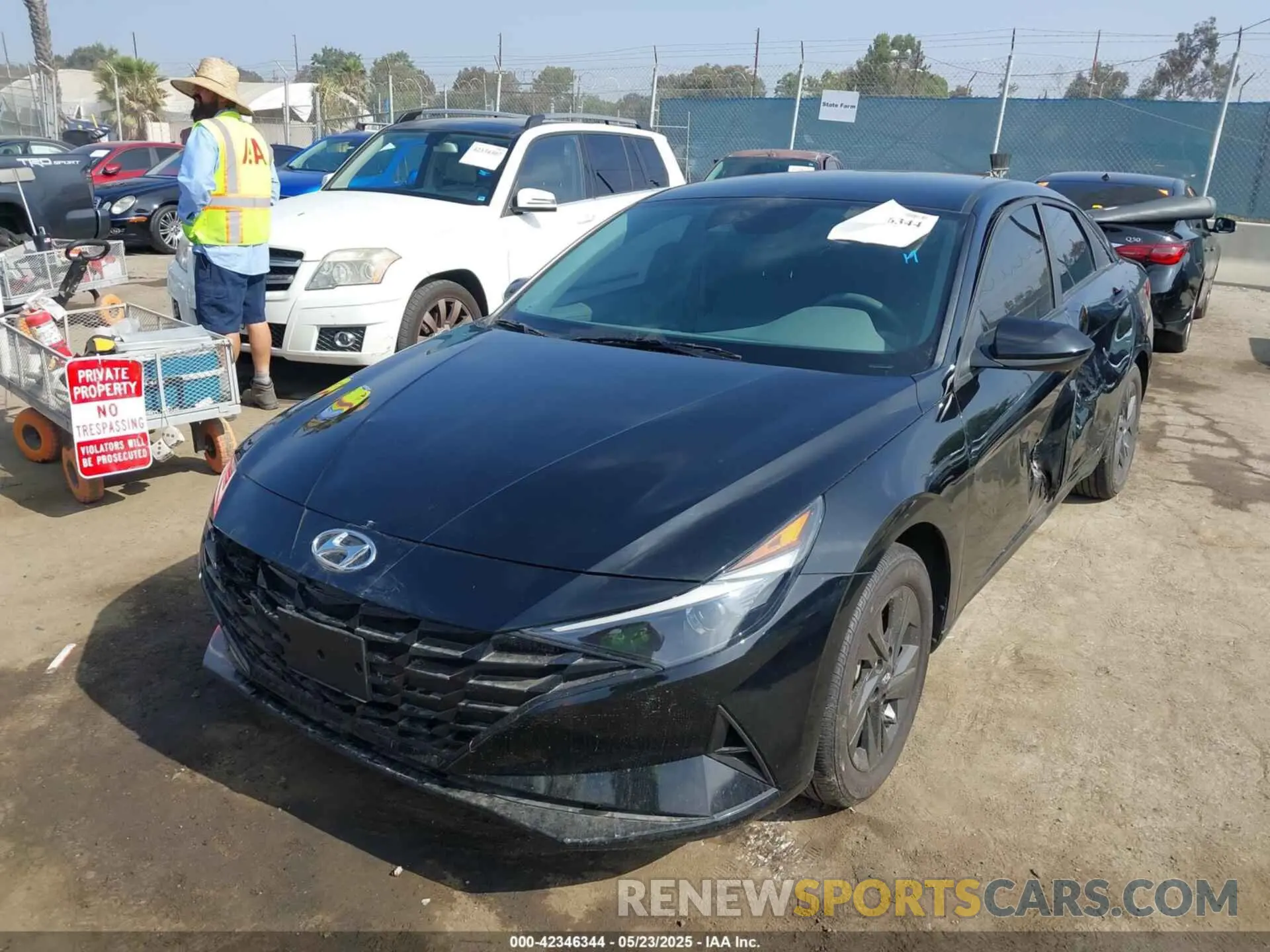 2 Photograph of a damaged car KMHLM4AG8PU577829 HYUNDAI ELANTRA 2023
