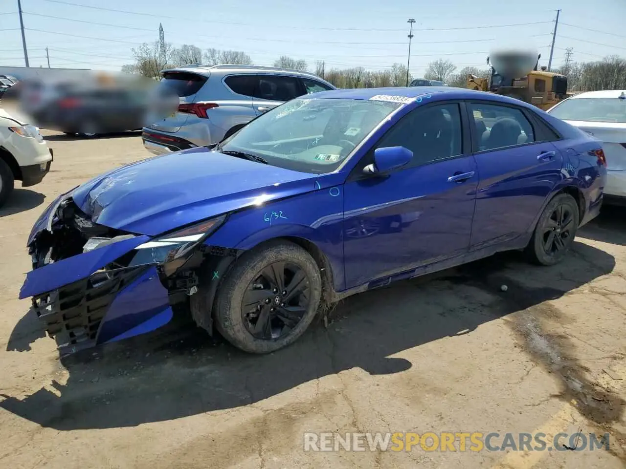 1 Photograph of a damaged car KMHLM4AG8PU618878 HYUNDAI ELANTRA 2023