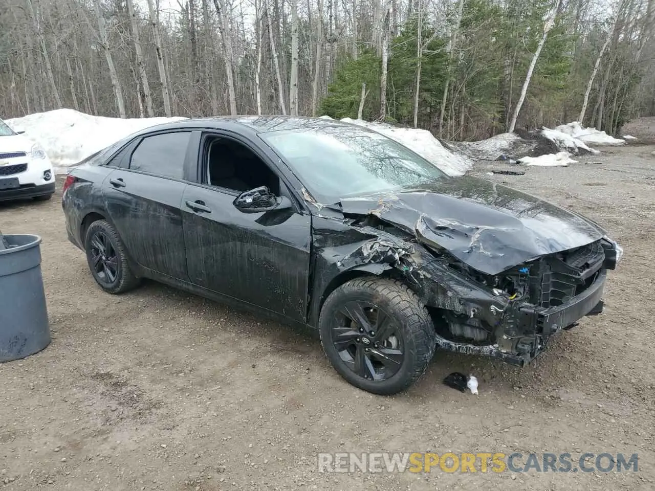4 Photograph of a damaged car KMHLM4AG8PU621537 HYUNDAI ELANTRA 2023