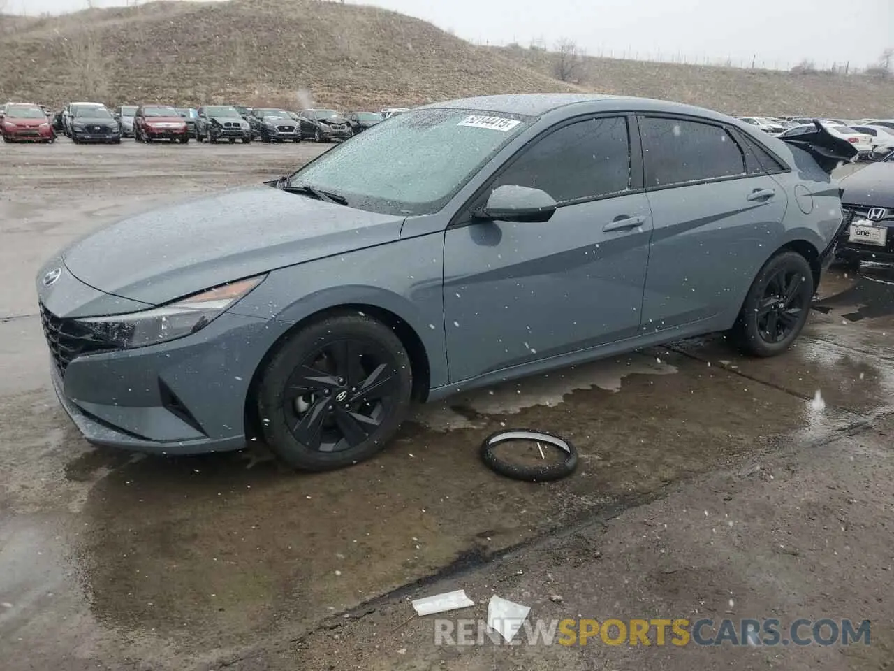 1 Photograph of a damaged car KMHLM4AG9PU384184 HYUNDAI ELANTRA 2023