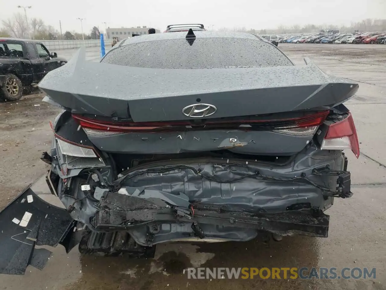 6 Photograph of a damaged car KMHLM4AG9PU384184 HYUNDAI ELANTRA 2023